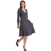 Vive Maria Flower Souvenir Damen A-Linien-Kleid dunkelblau allover