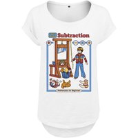 Steven Rhodes T-Shirt - Learn About Subtraction - S bis XXL - für Damen - Größe XXL - weiß