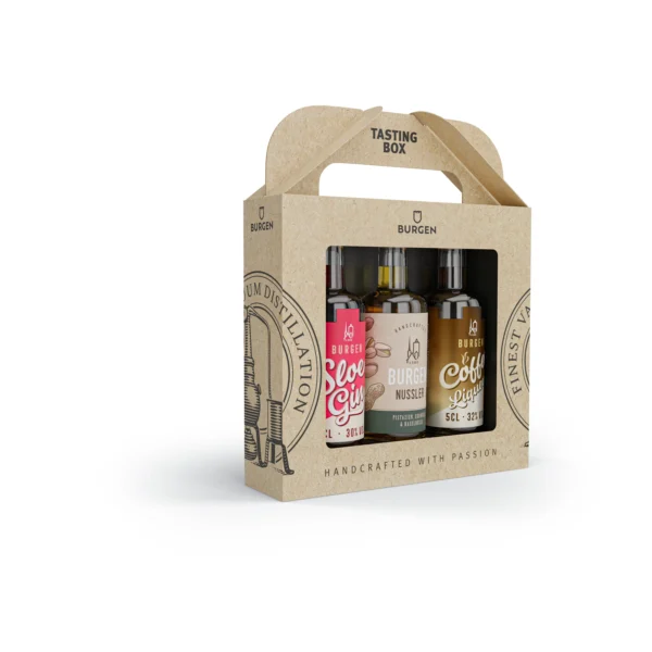 Burgen Liqueur Tasting Geschenk Box