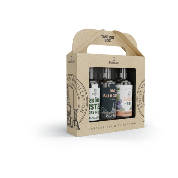 Burgen Gin Tasting Geschenk Box