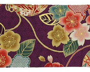 Flutemattet Miyazawa Design 8 Japanese Style purple