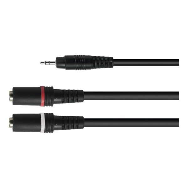 Audio-Kabel - 2x Klinke Female (3