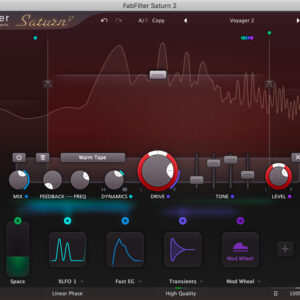 Plugin Effekt FabFilter Saturn 2