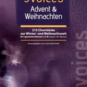 Chorbuch SAM 3 Voices - Advent & Weihnachten