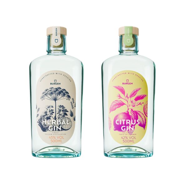 Gin-Bundle Burgen Herbal & Citrus Gin