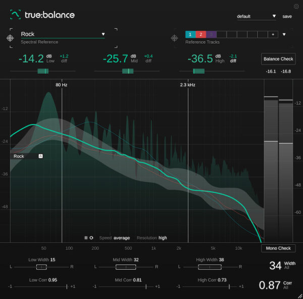 Effekt Plugin Sonible true:balance