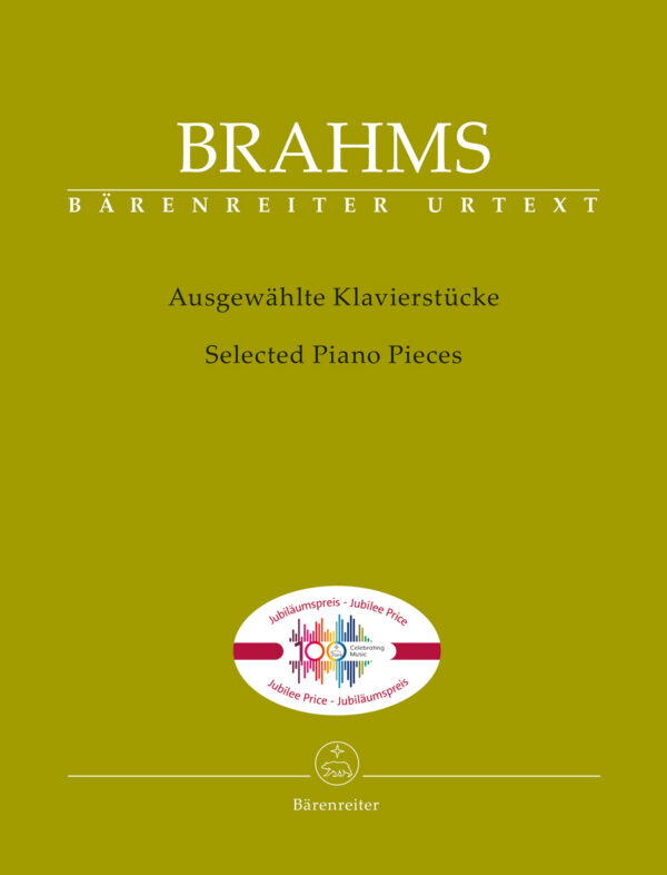 Spielstücke für Klavier Ausgewählte Klavierstücke - Brahms