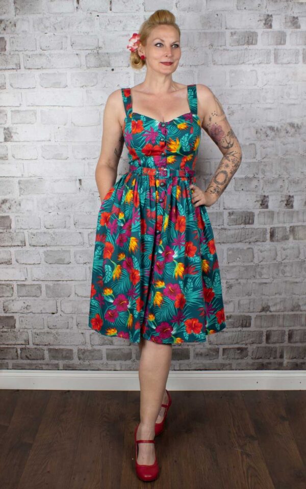 Collectif Jemima Tropico Swing Kleid #6