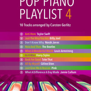 Klaviernoten Pop Piano Playlist 4