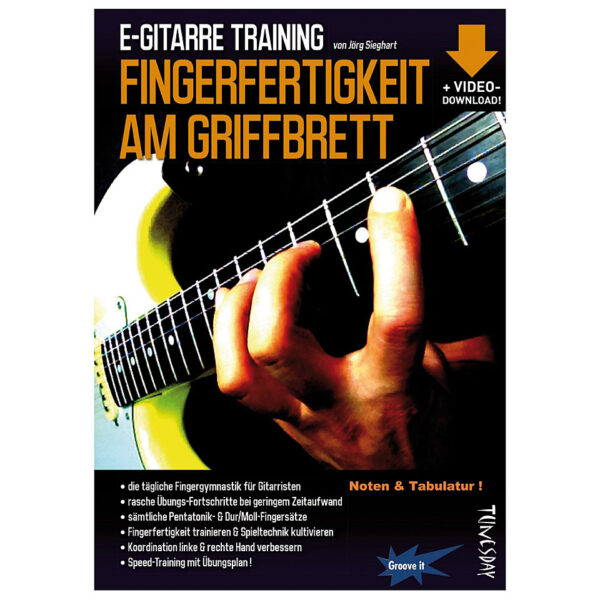 Tunesday E-Gitarre Training - Fingerfertigkeit Lehrbuch