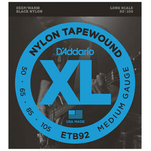 D'Addario ETB92 Nylon Tapewound .050-105 Saiten E-Bass