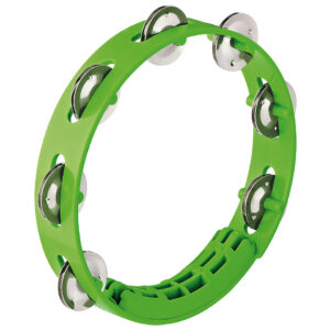 Nino 8" Grass-Green ABS Compact Tambourine Tambourin