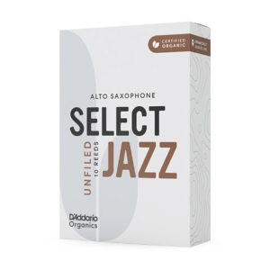 D'Addario Organic Select Jazz Unfiled Alto Sax 3S Blätter