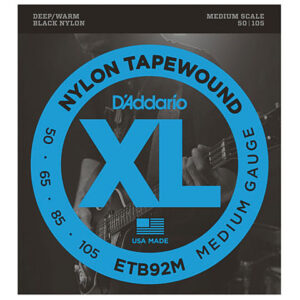 D'Addario ETB92M Nylon Tapewound .050-105 Saiten E-Bass