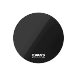 Evans MX2 Black Marching 26" Bass Drum Head BD26MX2B Bass-Drum-Fell