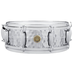 Gretsch Drums USA Custom 14" x 5" Hammered Chrome over Brass Snare