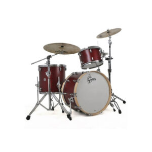 Gretsch Drums USA Brooklyn 20" Satin Cherry Red Drumset Schlagzeug